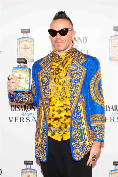 DISARONNO wears VERSACE Launch in New York .